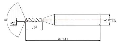 PCB drill drawing
